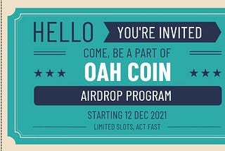OAH COIN Airdrop by OAH FAMILY