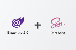 title image, blazor logo plus the sass logo