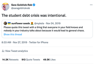 The Student Debt Crisis Was Intentional