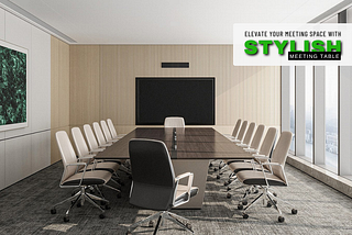 Meeting Table and Chairs in Dubai: Top Picks for Modern Offices