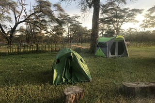 Camping in Kenya