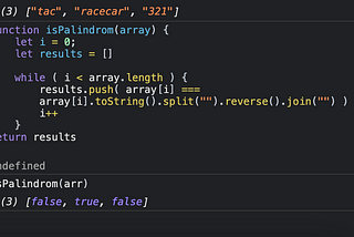 JavaScript: How to compare elements in an array?