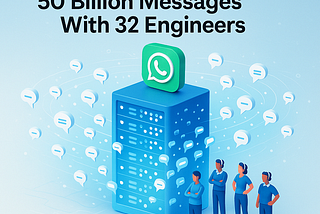 How WhatsApp Handled 50 Billion Messages a Day With Just 32 Engineers