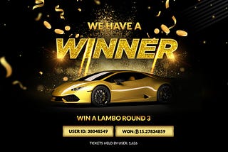FreeBitco.in Lambo Giveaway Gets Winner #3; Chooses 15.27 BTC Reward