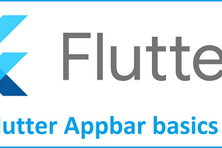 Flutter AppBar Basics