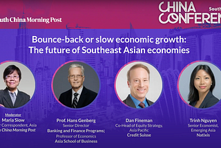 Bounce-bank or slow economic growth: The future of Southeast Asian economies