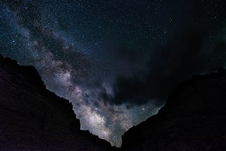A dreamy photo of the Milky Way