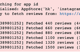 Scrape Apple Store Reviews with Python