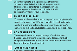 Metrics of Analyzing Successful E-mail Marketing Infographic