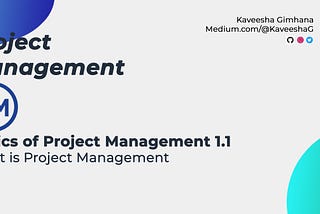 Project Management