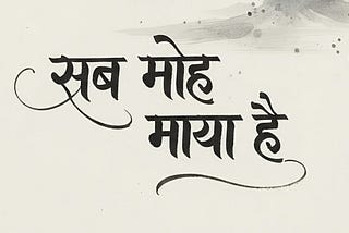 सब मोह-माया है