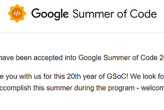 How non-STEM student got accepted to ’24 GsoC #1