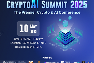 CryptoAI Summit 2025 Arrives in NYC — Secure Your Early Bird Pass Today