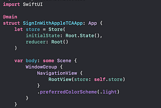 Sign-In With Apple in TCA — Part 1