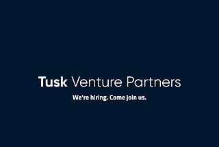 We’re hiring! Adding an investor to our NYC based team