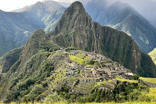A picture of Machi Picchu