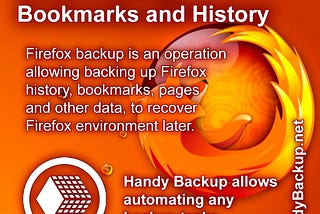 Firefox Backup Bookmarks and History