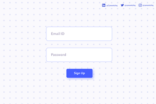 How to build Email/Password Signup with Canonic