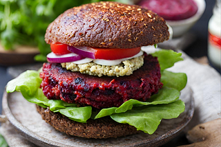 Beetroot and Quinoa Veggie Burgers Recipe