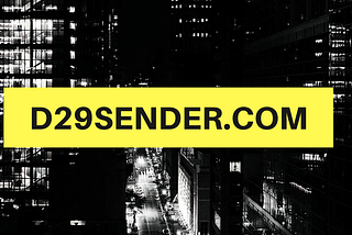 how to use D29 sender with any third party sending server