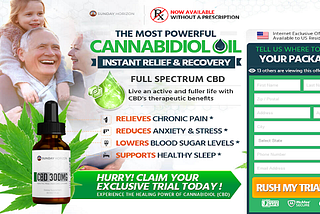 Sunday Horizon CBD — Pain Relief Results, Ingredients And benefits