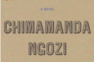 Americanah by Chimamanda Ngozi Adichie.