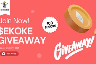 #EKOKE DAO Giveaway Alert!