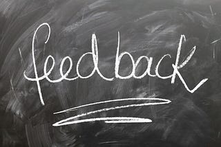 How to receive feedback