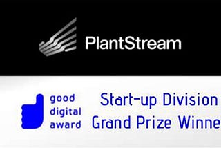 PlantStream Wins the Digital Agency’s “Good Digital Award” in the Start-Up Division