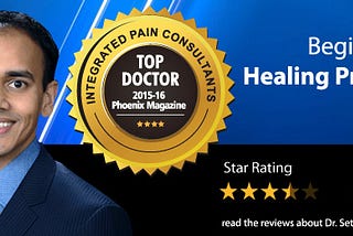 Dr. Nikesh Seth Becomes The Top Pain Management Specialist in Arizona
