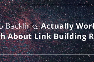 Does Link Building ACTUALLY Work? The Truth About Backlinks!