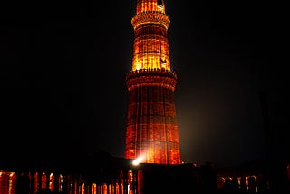 Night photography: Qutub Minar through my lens!