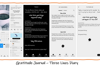 Gratitude Journal — Three Lines Diary