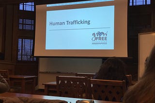 Katie Little talks Human Trafficking at Ayers Hall