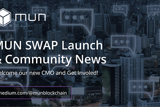 Announcing the Launch of MUNSWAP: A New Era of Decentralized Exchange