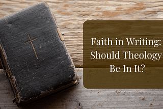 Old Bible sitting on a wooden table.