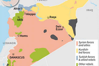 Timeline of western strikes on Syria