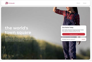 sign up for parler
