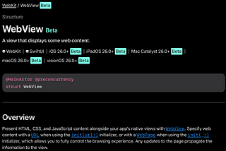 SwiftUI 顯示網頁的 WebView & WebPage