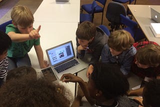 A great session with SamLabs, teaching kids about the Internet-of-Things