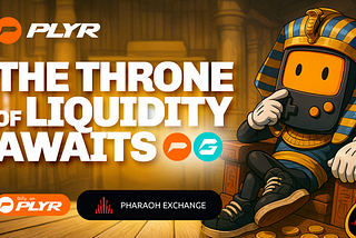 PLYR/GAMR x Pharaoh DEX Enters the Arena