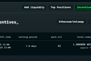 Participate in Forge Liquidity Incentives