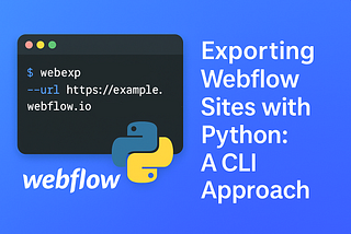 Export Webflow page using Python