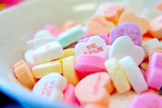 Valentine’s Day candy