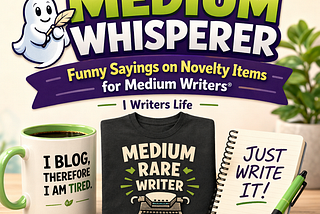 Funny Sayings on Novelty Items for Medium Writers | Writers Life