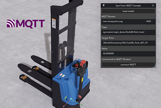 How to control a digital twin asset with MQTT in NVIDIA Omniverse