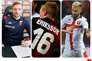 The Genoa Eriksson 2020 shirt home