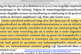 Wie criminaliteitscijfers per ‘afkomst’-groep publiceert zou minimaal ook dit moeten vermelden: