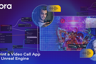 Blueprint a video call app inside Unreal Engine
