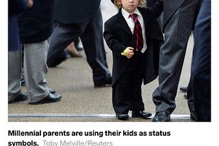 Having a child as a symbol of high status